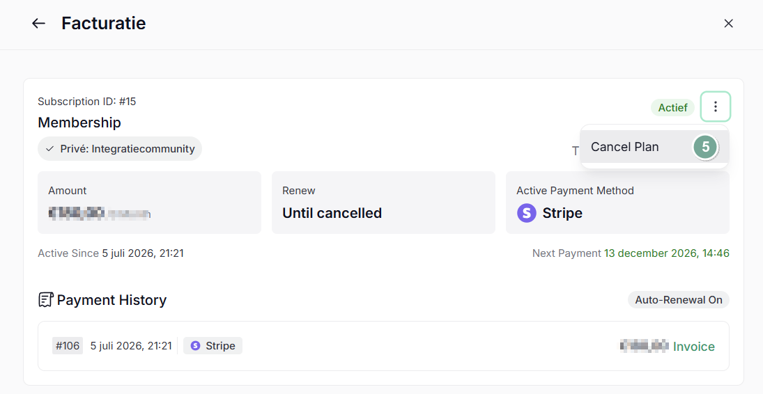cancel plan