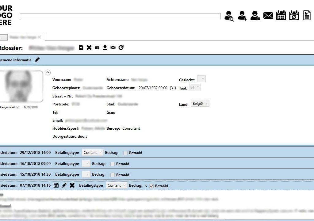 centramma clientendossier